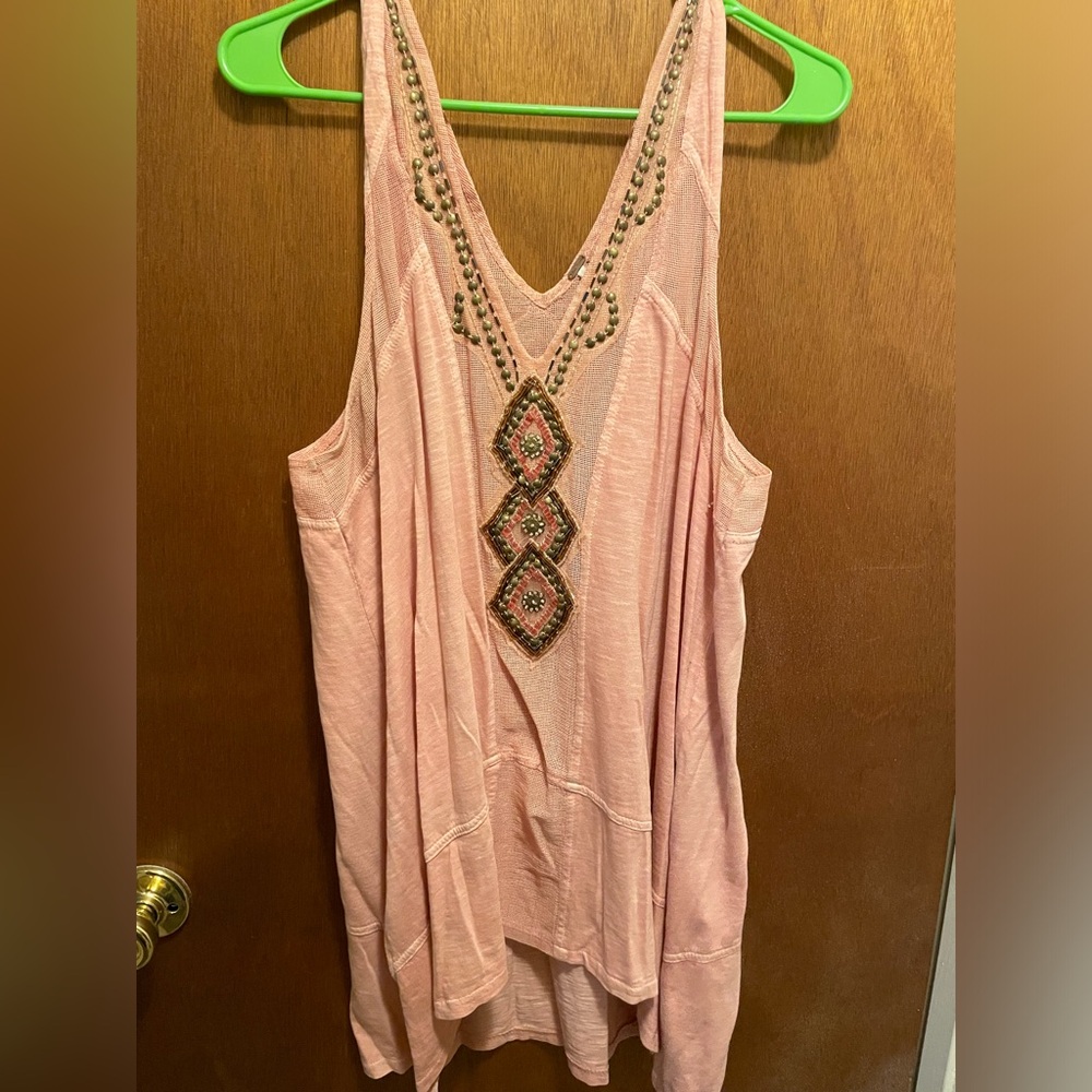 Free people embroidered top